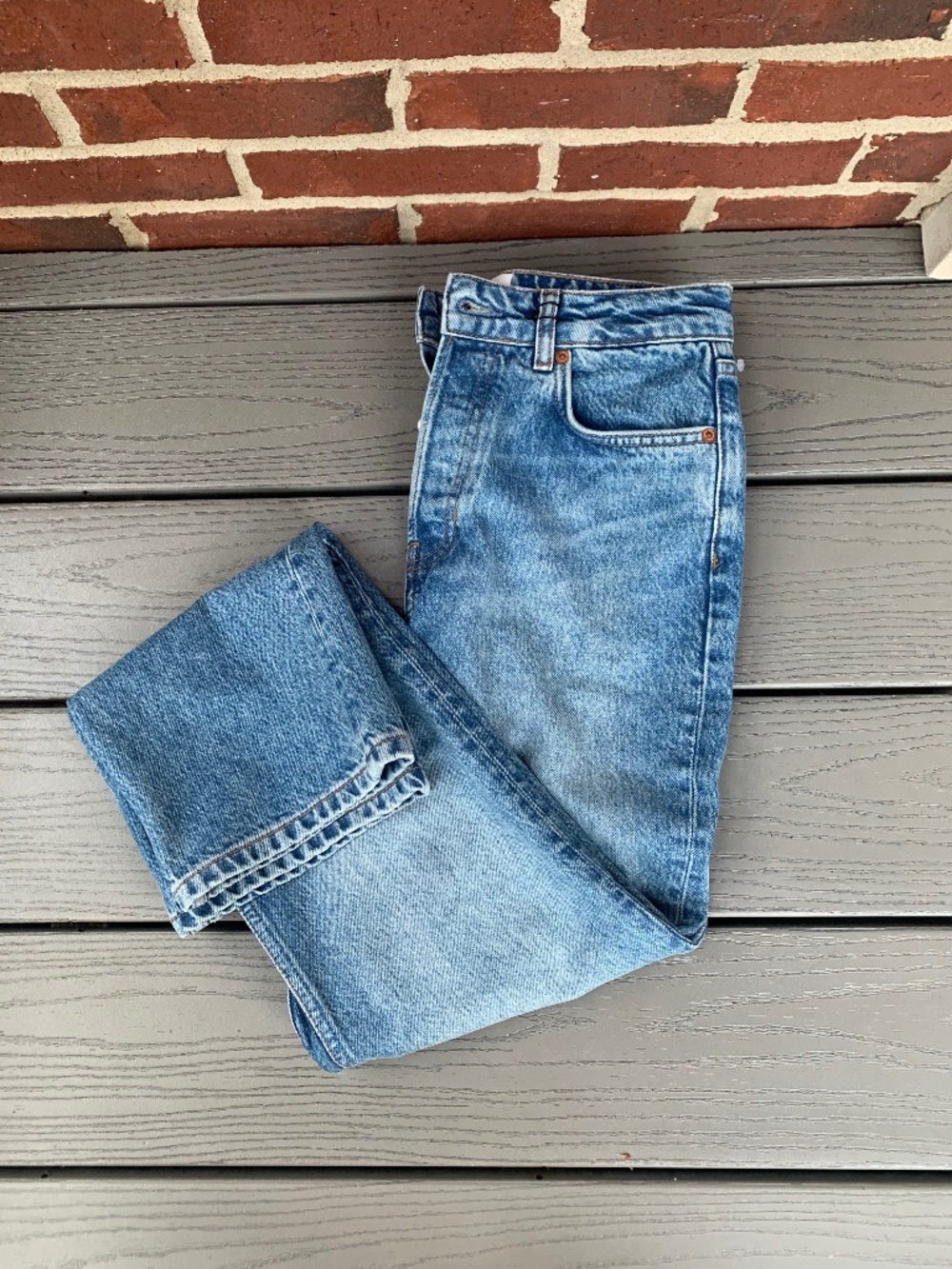 Reformation Cynthia High Rise Straight Jeans - Picture 3 of 14